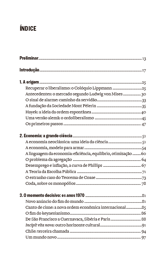 História Mínima do Neoliberalismo